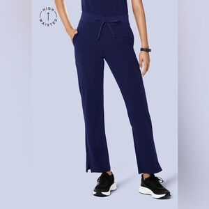 Mandala High Waisted Cargos Navy Scrubs Pant